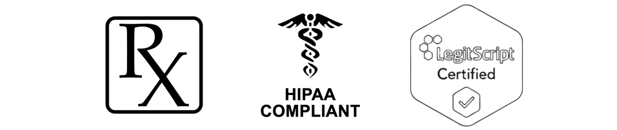 Certifications: Rx, HIPAA Compliant, LegitScript Certified